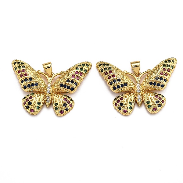PandaHall Brass Micro Pave Clear Cubic Zirconia Pendants, Long-Lasting Plated, Butterfly, Real 18K Gold Plated, 22.5x30.5x3.5mm, Hole...
PandaHall Brass Micro Pave Clear Cubic Zirconia Pendants, Long-Lasting Plated, Butterfly, Real 18K Gold Plated, 22.5x30.5x3.5mm, Hole...