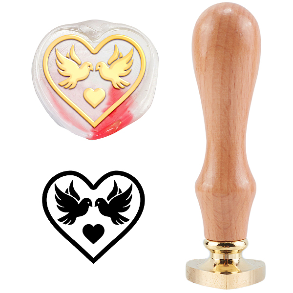 PandaHall DIY Scrapbook, Brass Wax Seal Stamp with Handle, Bird Pattern, 2.5cm Brass Bird
PandaHall DIY Scrapbook, Brass Wax Seal Stamp with Handle, Bird Pattern, 2.5cm Brass Bird