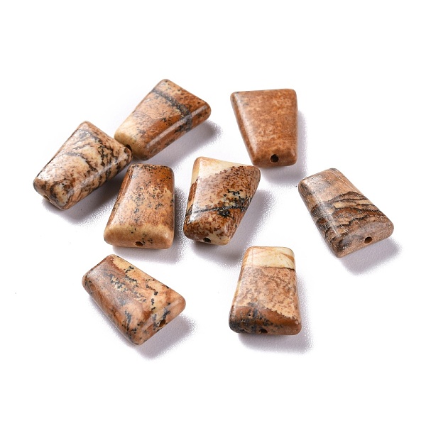 PandaHall Natural Picture Jasper Beads, Faceted, Trapezoid, 14x10x4.5mm, Hole: 1.2mm Picture Jasper Trapezoid
PandaHall Natural Picture Jasper Beads, Faceted, Trapezoid, 14x10x4.5mm, Hole: 1.2mm Picture Jasper Trapezoid