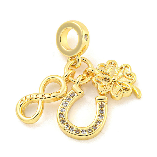 PandaHall Rack Plating Brass Micro Pave Cubic Zirconia European Dangle Charms, Large Hole Pendants, Cadmium Free & Lead Free, Long-Lasting..., Clear
PandaHall Rack Plating Brass Micro Pave Cubic Zirconia European Dangle Charms, Large Hole Pendants, Cadmium Free & Lead Free, Long-Lasting..., Clear