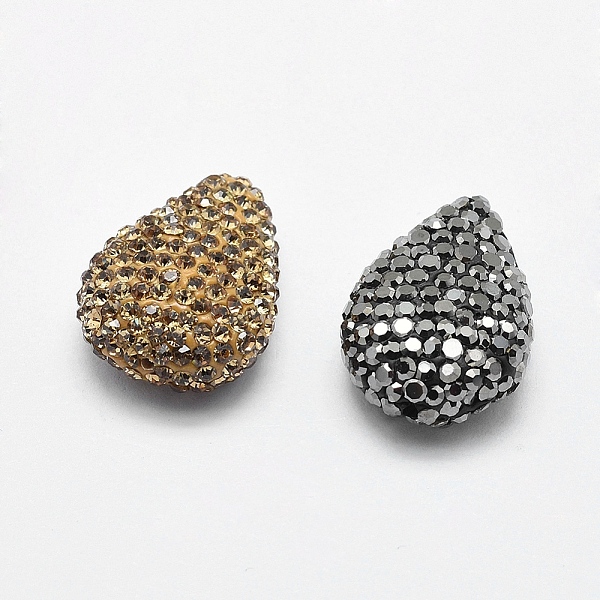 PandaHall Polymer Clay Rhinestone Beads, teardrop, Mixed Color, 21~23x15~18x8~9mm, Hole: 1.5mm Polymer Clay+Glass Rhinestone Teardrop..., Multicolor
PandaHall Polymer Clay Rhinestone Beads, teardrop, Mixed Color, 21~23x15~18x8~9mm, Hole: 1.5mm Polymer Clay+Glass Rhinestone Teardrop..., Multicolor