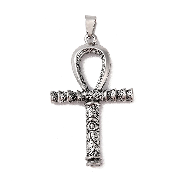 PandaHall Tibetan Style Alloy Pendants, Cadmium Free & Lead Free, Egyptian Ankh Cross with Eye Of Horus, Antique Silver, 55.5x33.5x6.5mm...
PandaHall Tibetan Style Alloy Pendants, Cadmium Free & Lead Free, Egyptian Ankh Cross with Eye Of Horus, Antique Silver, 55.5x33.5x6.5mm...