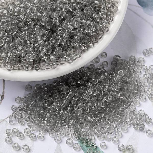 PandaHall MIYUKI Round Rocailles Beads, Japanese Seed Beads, (RR2412) Transparent Taupe, 8/0, 3mm, Hole: 1mm, about 2111~2277pcs/50g Glass..., Gray
PandaHall MIYUKI Round Rocailles Beads, Japanese Seed Beads, (RR2412) Transparent Taupe, 8/0, 3mm, Hole: 1mm, about 2111~2277pcs/50g Glass..., Gray