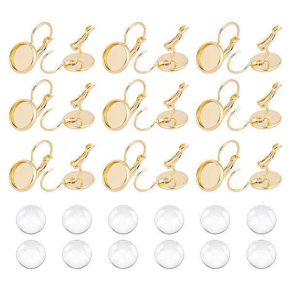 PandaHall UNICRAFTALE About 30Pcs 304 Stainless Steel Leverback Earring Hooks with 10mm Flat Round Blank Earring Cabochons Bezel Tray Open...
PandaHall UNICRAFTALE About 30Pcs 304 Stainless Steel Leverback Earring Hooks with 10mm Flat Round Blank Earring Cabochons Bezel Tray Open...