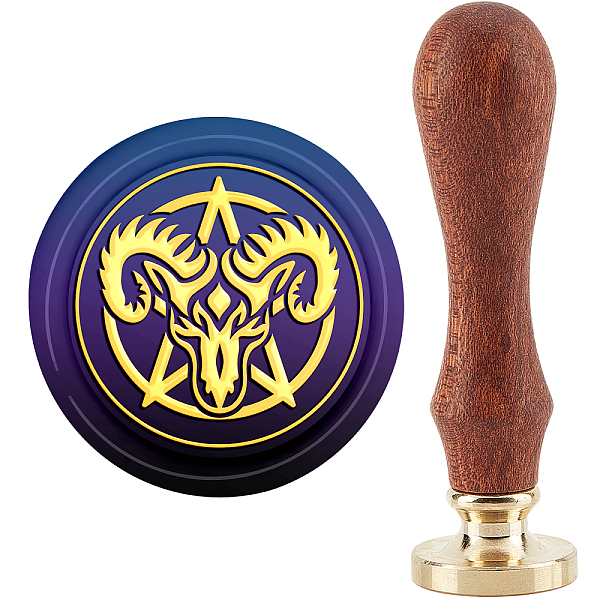 PandaHall CRASPIRE Goat Wax Seal Stamp Five-Pointed Star Sealing Wax Stamps 30mm Retro Vintage Removable Brass Stamp Head with Wood Handle...
PandaHall CRASPIRE Goat Wax Seal Stamp Five-Pointed Star Sealing Wax Stamps 30mm Retro Vintage Removable Brass Stamp Head with Wood Handle...