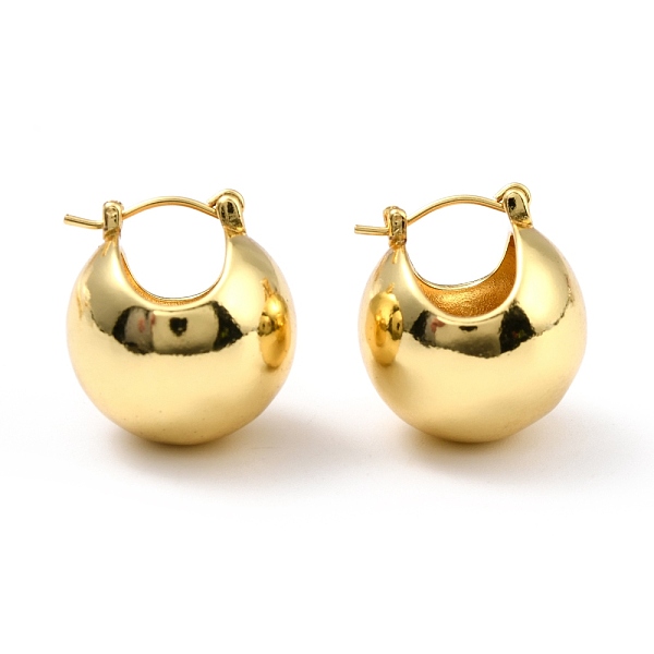 PandaHall Brass Hoop Earrings, Long-Lasting Plated, Hollow Round, Real 18K Gold Plated, 21.2x19.3x20.5mm, Pin: 0.7mm Brass Round
PandaHall Brass Hoop Earrings, Long-Lasting Plated, Hollow Round, Real 18K Gold Plated, 21.2x19.3x20.5mm, Pin: 0.7mm Brass Round