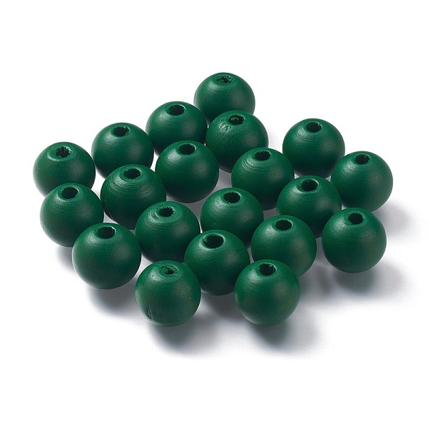 PandaHall Painted Natural Wood Beads, Round, Dark Green, 16mm, Hole: 4mm Schima Wood Round
PandaHall Painted Natural Wood Beads, Round, Dark Green, 16mm, Hole: 4mm Schima Wood Round
