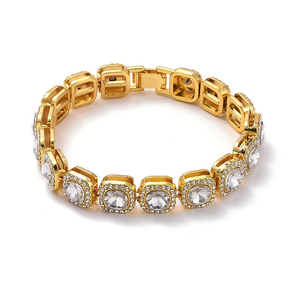 PandaHall Men's Crystal Rhinestone Tennis Bracelet, Hip Hop Alloy Glass Rhinestone Chunky Chain Bracelet, Golden, 9-7/8 inch(25cm)...
PandaHall Men's Crystal Rhinestone Tennis Bracelet, Hip Hop Alloy Glass Rhinestone Chunky Chain Bracelet, Golden, 9-7/8 inch(25cm)...
