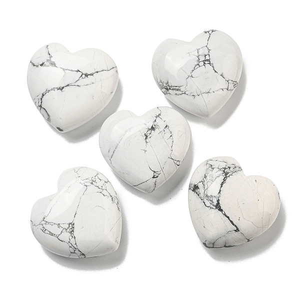 PandaHall Natural Howlite Statues Ornaments, Love Heart Stone for Reiki Energy Balancing Meditation Gift, 42~44.5x45x19.5~23mm Howlite Heart
PandaHall Natural Howlite Statues Ornaments, Love Heart Stone for Reiki Energy Balancing Meditation Gift, 42~44.5x45x19.5~23mm Howlite Heart
