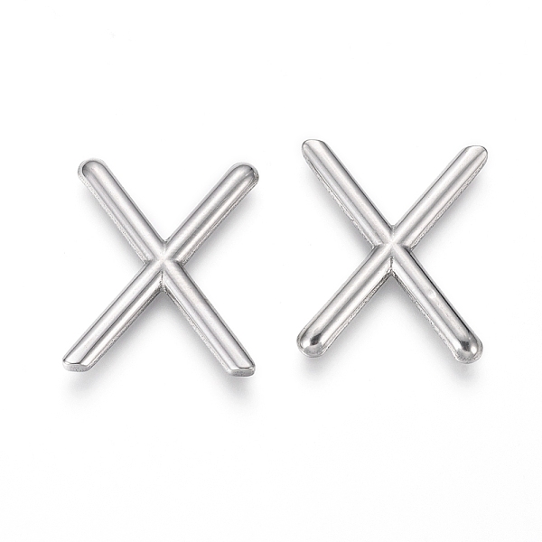 PandaHall 304 Stainless Steel Cabochons, word X, Stainless Steel Color, 25x20x2mm 304 Stainless Steel Letter X
PandaHall 304 Stainless Steel Cabochons, word X, Stainless Steel Color, 25x20x2mm 304 Stainless Steel Letter X