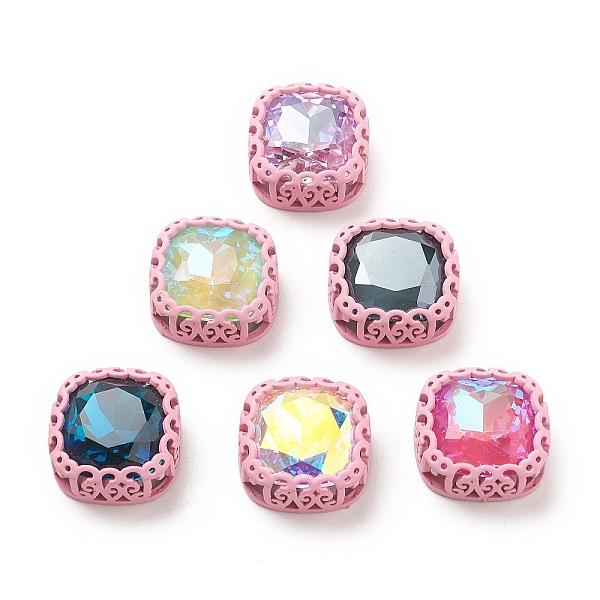 PandaHall Sew on Rhinestone, Glass Rhinestone, with Brass Findings, Garments Accessories, Square, Mixed Color, Pink, 21.5x21x10mm, Hole...
PandaHall Sew on Rhinestone, Glass Rhinestone, with Brass Findings, Garments Accessories, Square, Mixed Color, Pink, 21.5x21x10mm, Hole...