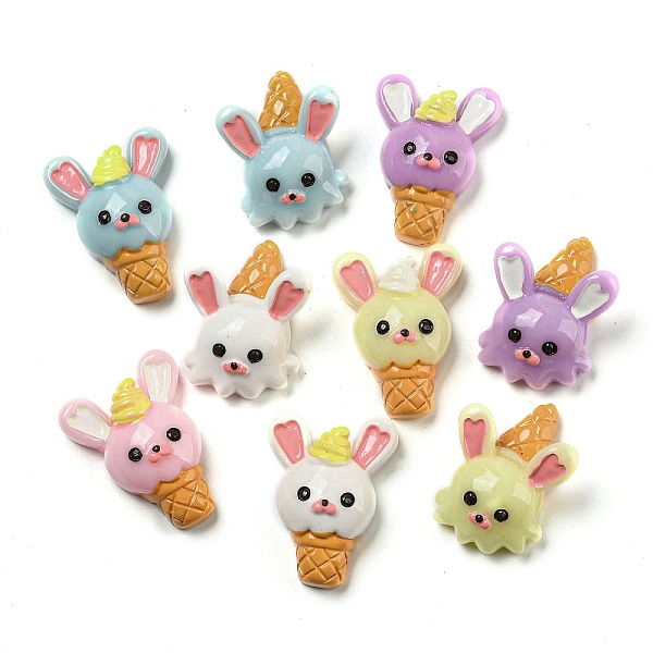 PandaHall Opaque Resin Decoden Cabochons, Rabbit Shape Ice Cream, Mixed Color, 33~34x25~26x13~15mm Resin Ice Cream Multicolor
PandaHall Opaque Resin Decoden Cabochons, Rabbit Shape Ice Cream, Mixed Color, 33~34x25~26x13~15mm Resin Ice Cream Multicolor