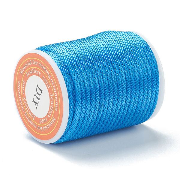 PandaHall Polyester Braided Cords, for Jewelry Making Beading Crafting, Cornflower Blue, 1.5mm, about 4.37 yards(4m)/roll Polyester
PandaHall Polyester Braided Cords, for Jewelry Making Beading Crafting, Cornflower Blue, 1.5mm, about 4.37 yards(4m)/roll Polyester