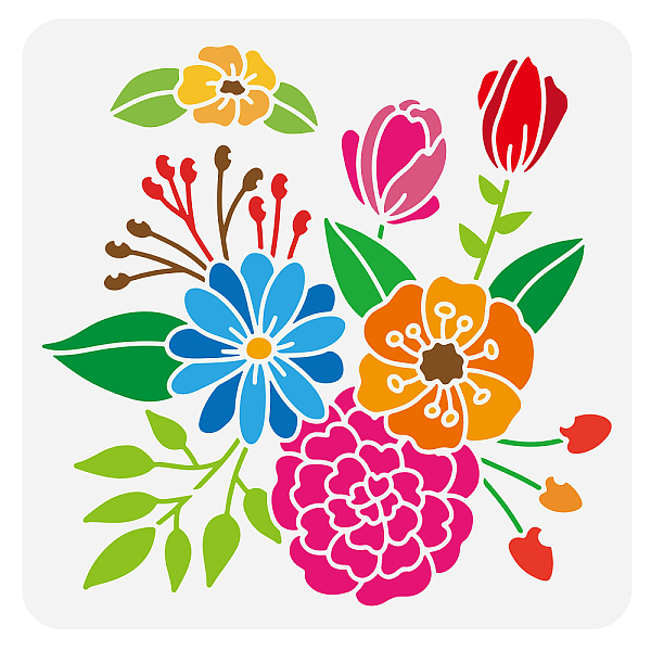 PandaHall FINGERINSPIRE Watercolor Floral Painting Stencil 11.8x11.8inch Reusable Wildflowers Drawing Template Spring Summer Nature Pods...
PandaHall FINGERINSPIRE Watercolor Floral Painting Stencil 11.8x11.8inch Reusable Wildflowers Drawing Template Spring Summer Nature Pods...