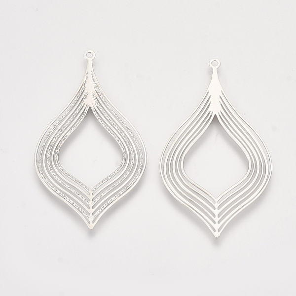 PandaHall Brass Pendants, Etched Metal Embellishments, Platinum, 39x22x0.3mm, Hole: 1mm Brass Others
PandaHall Brass Pendants, Etched Metal Embellishments, Platinum, 39x22x0.3mm, Hole: 1mm Brass Others
