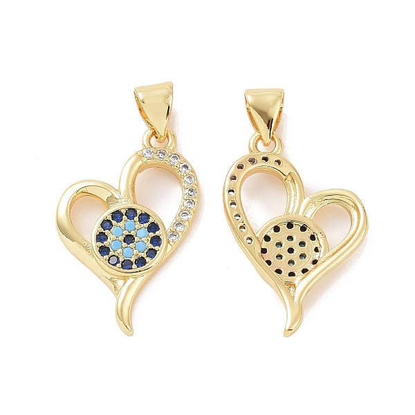 PandaHall Brass Micro Pave Cubic Zirconia Pendants, Heart with Evil Eye Charm, Golden, 27x13x2mm, Hole: 5x3mm Brass+Cubic Zirconia Heart
PandaHall Brass Micro Pave Cubic Zirconia Pendants, Heart with Evil Eye Charm, Golden, 27x13x2mm, Hole: 5x3mm Brass+Cubic Zirconia Heart