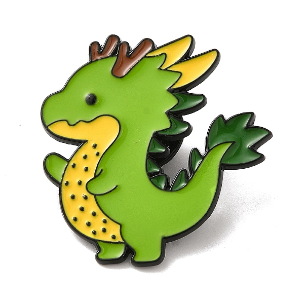 PandaHall Cartoon Dragon Alloy Enamel Pin Brooch, for Backpack Clothes, Lime Green, 32x31x1.2mm Alloy+Enamel Dragon
PandaHall Cartoon Dragon Alloy Enamel Pin Brooch, for Backpack Clothes, Lime Green, 32x31x1.2mm Alloy+Enamel Dragon