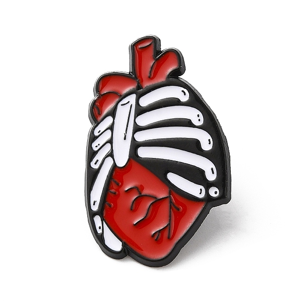 PandaHall Halloween Alloy Enamel Brooch for Backpack Clothing, Chest Skeleton, Red, 31.5x19.5x1.5mm Alloy+Enamel Skeleton Red
PandaHall Halloween Alloy Enamel Brooch for Backpack Clothing, Chest Skeleton, Red, 31.5x19.5x1.5mm Alloy+Enamel Skeleton Red