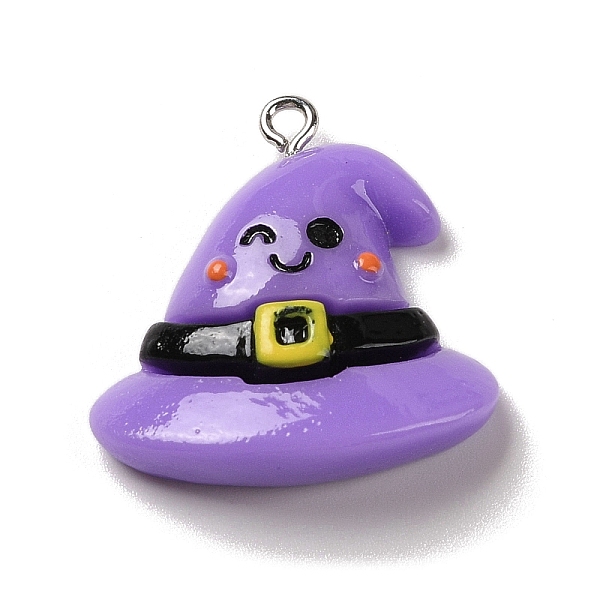 PandaHall Opaque Resin Pendants, Halloween Charms with Platinum Tone Alloy Loops, Medium Purple, Witch Hat, 30x20x10mm, Hole: 1.5mm Resin...
PandaHall Opaque Resin Pendants, Halloween Charms with Platinum Tone Alloy Loops, Medium Purple, Witch Hat, 30x20x10mm, Hole: 1.5mm Resin...