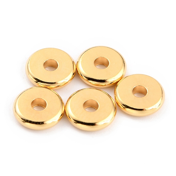 PandaHall Brass Beads, Long-Lasting Plated, Disc/Flat Round, Heishi Beads, Real 24K Gold Plated, 7x1.5mm, Hole: 1.8mm Brass Disc
PandaHall Brass Beads, Long-Lasting Plated, Disc/Flat Round, Heishi Beads, Real 24K Gold Plated, 7x1.5mm, Hole: 1.8mm Brass Disc