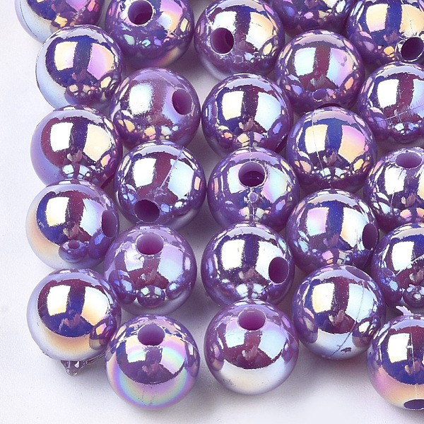 PandaHall Plastic Beads, AB Color Plated, Round, Purple, 8mm, Hole: 1.8mm, 2000pcs/500g Plastic Round Purple
PandaHall Plastic Beads, AB Color Plated, Round, Purple, 8mm, Hole: 1.8mm, 2000pcs/500g Plastic Round Purple