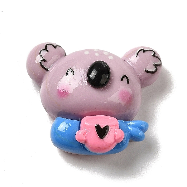 PandaHall Cute Opaque Resin Koala Decoden Cabochons, for Jewelry Making, Lilac, 23x26x11.5mm Resin Other Animal Purple
PandaHall Cute Opaque Resin Koala Decoden Cabochons, for Jewelry Making, Lilac, 23x26x11.5mm Resin Other Animal Purple