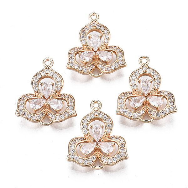 PandaHall Brass Micro Pave Clear Cubic Zirconia Links Connectors, Long-Lasting Plated, Cadmium Free & Lead Free, Flower, Light Gold...
PandaHall Brass Micro Pave Clear Cubic Zirconia Links Connectors, Long-Lasting Plated, Cadmium Free & Lead Free, Flower, Light Gold...