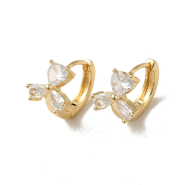 PandaHall KC Gold Plated Brass Micro Pave Cubic Zirconia Hoop Earring, Flower, 12.5x10.5mm Brass Flower Clear
PandaHall KC Gold Plated Brass Micro Pave Cubic Zirconia Hoop Earring, Flower, 12.5x10.5mm Brass Flower Clear
