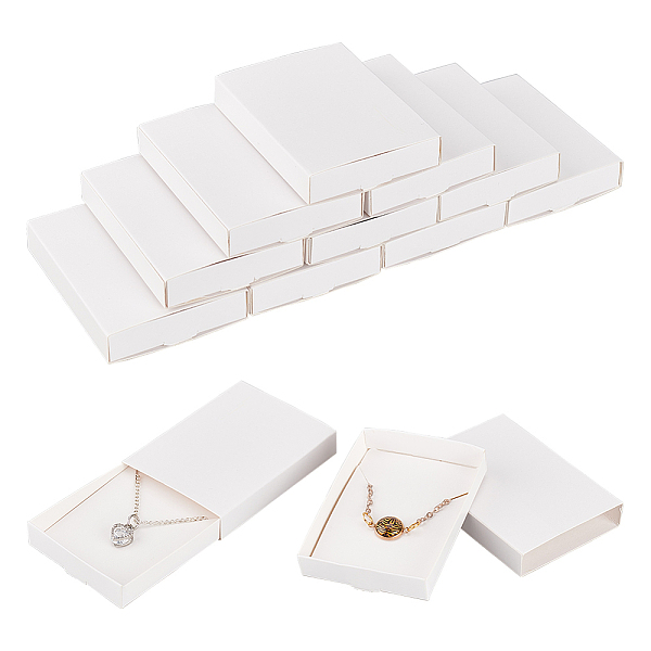 PandaHall FINGERINSPIRE 30 Sets Folding Cardborad Paper Drawer Boxes 2.9x2.1x0.5inch Rectangle White Small Gift Packaging Boxes Jewelry...
PandaHall FINGERINSPIRE 30 Sets Folding Cardborad Paper Drawer Boxes 2.9x2.1x0.5inch Rectangle White Small Gift Packaging Boxes Jewelry...