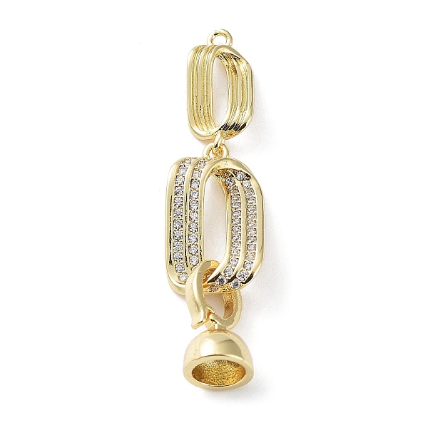 PandaHall Rack Plating Brass Micro Pave Clear Cubic Zirconia Fold Over Clasps, Cadmium Free & Lead Free, Long-Lasting Plated, Oval, Golden...
PandaHall Rack Plating Brass Micro Pave Clear Cubic Zirconia Fold Over Clasps, Cadmium Free & Lead Free, Long-Lasting Plated, Oval, Golden...