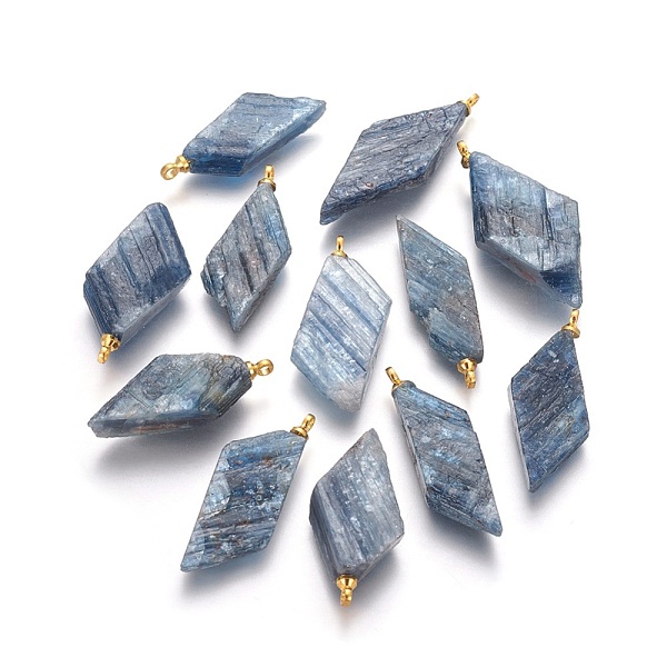 PandaHall Natural Kyanite/Cyanite/Disthene Pendants, with Golden Tone Brass Findings, Nuggets, 18~33x9~15x4.5~8mm, Hole: 1.6mm Kyanite...
PandaHall Natural Kyanite/Cyanite/Disthene Pendants, with Golden Tone Brass Findings, Nuggets, 18~33x9~15x4.5~8mm, Hole: 1.6mm Kyanite...
