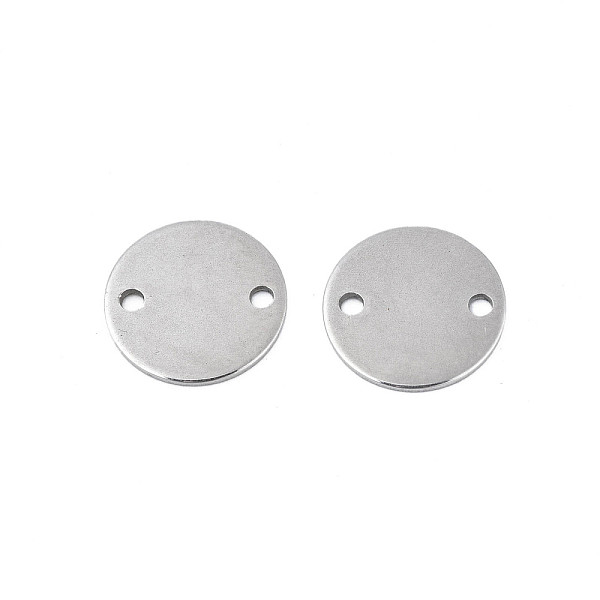 PandaHall 304 Stainless Steel Connector Charms, Stamping Blank Tag, Flat Round, Stainless Steel Color, 12x1mm, Hole: 1.4mm 201 Stainless...
PandaHall 304 Stainless Steel Connector Charms, Stamping Blank Tag, Flat Round, Stainless Steel Color, 12x1mm, Hole: 1.4mm 201 Stainless...