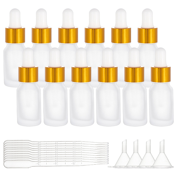 PandaHall BENECREAT Frosted Empty Glass Dropper Bottles, with 3ML Disposable Plastic Dropper, Plastic Funnel Hopper, Clear, 25x80mm...
PandaHall BENECREAT Frosted Empty Glass Dropper Bottles, with 3ML Disposable Plastic Dropper, Plastic Funnel Hopper, Clear, 25x80mm...
