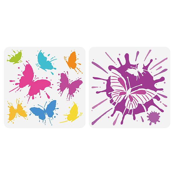 PandaHall 2Pcs 2 Styles PET Hollow Out Drawing Painting Stencils, for DIY Scrapbook, Photo Album, Butterfly, 300x300mm, 1pc/style Plastic...
PandaHall 2Pcs 2 Styles PET Hollow Out Drawing Painting Stencils, for DIY Scrapbook, Photo Album, Butterfly, 300x300mm, 1pc/style Plastic...