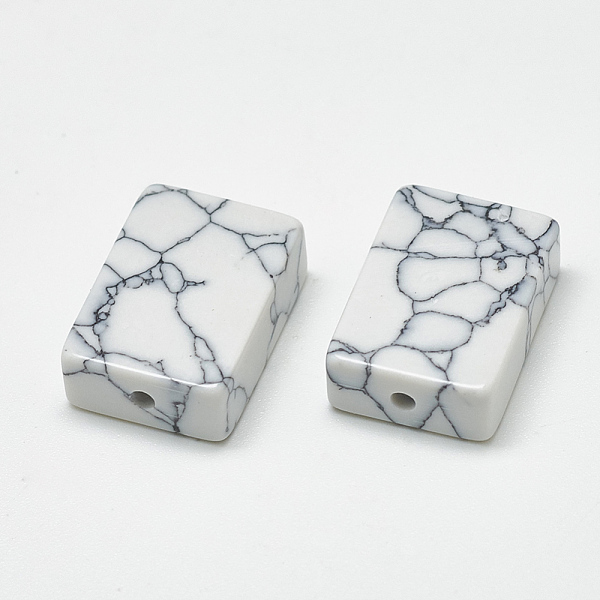 PandaHall Synthetic Turquoise Beads, Rectangle, White, 14x8x4mm, Hole: 1mm Synthetic Turquoise Rectangle White
PandaHall Synthetic Turquoise Beads, Rectangle, White, 14x8x4mm, Hole: 1mm Synthetic Turquoise Rectangle White