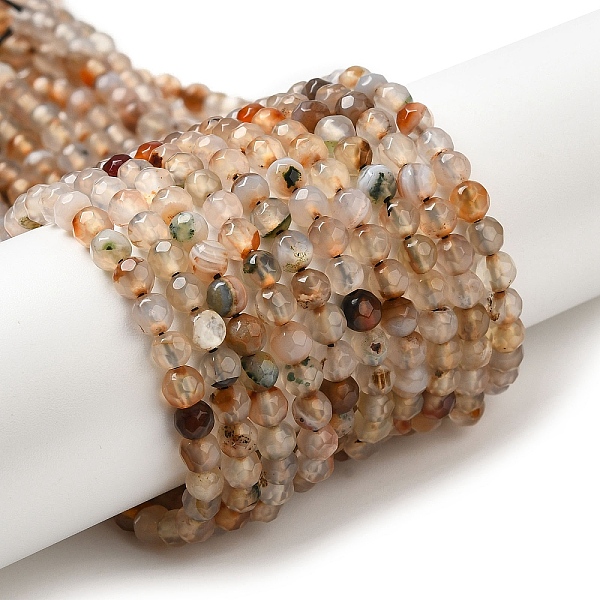 PandaHall Natural Agate Beads Strands, Faceted, Round, Dyed & Heated, PeachPuff, 4mm, Hole: 0.8mm, about 88~94pcs/strand, 14.76~15.87''..., Brown
PandaHall Natural Agate Beads Strands, Faceted, Round, Dyed & Heated, PeachPuff, 4mm, Hole: 0.8mm, about 88~94pcs/strand, 14.76~15.87''..., Brown