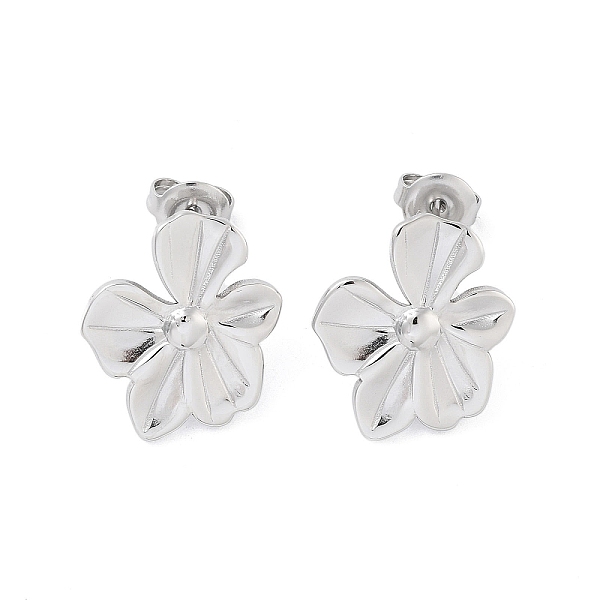 PandaHall 304 Stainless Steel Stud Earrings, Flower, Stainless Steel Color, 17.5x16mm 304 Stainless Steel Flower
PandaHall 304 Stainless Steel Stud Earrings, Flower, Stainless Steel Color, 17.5x16mm 304 Stainless Steel Flower