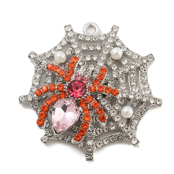 PandaHall Alloy with Glass Rhinestone Pendants, Halloween Theme, Spider, 41.5x40.5x9.5mm, Hole: 2mm Alloy+Glass Spider
PandaHall Alloy with Glass Rhinestone Pendants, Halloween Theme, Spider, 41.5x40.5x9.5mm, Hole: 2mm Alloy+Glass Spider