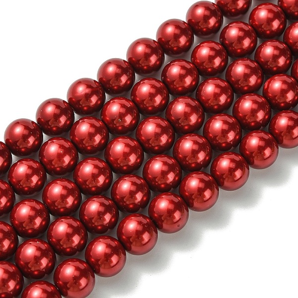 PandaHall Eco-Friendly Dyed Glass Pearl Round Beads Strands, Grade A, Cotton Cord Threaded, Red, 10mm, Hole: 0.7~1.1mm, about 42pcs/strand...
PandaHall Eco-Friendly Dyed Glass Pearl Round Beads Strands, Grade A, Cotton Cord Threaded, Red, 10mm, Hole: 0.7~1.1mm, about 42pcs/strand...