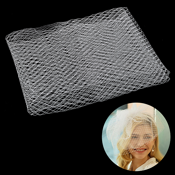 PandaHall Polyester Birdcage Bridal Veil Netting, Mesh Tulle Fabric for DIY Veils Blushers Fascinators, White, 16-1/2~17-3/4 inch(420~450mm)...
PandaHall Polyester Birdcage Bridal Veil Netting, Mesh Tulle Fabric for DIY Veils Blushers Fascinators, White, 16-1/2~17-3/4 inch(420~450mm)...