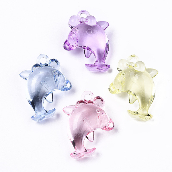 PandaHall Transparent Acrylic Pendants, Dolphin, Mixed Color, 38x28x15mm, Hole: 4mm, about 75pcs/500g Acrylic Dolphin Multicolor
PandaHall Transparent Acrylic Pendants, Dolphin, Mixed Color, 38x28x15mm, Hole: 4mm, about 75pcs/500g Acrylic Dolphin Multicolor