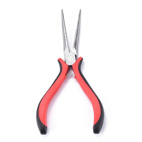 PandaHall Carbon Steel Jewelry Pliers, Long Chain Nose Pliers(Needle Nose Pliers), Polishing, Gunmetal, 150mm Carbon Steel Red
PandaHall Carbon Steel Jewelry Pliers, Long Chain Nose Pliers(Needle Nose Pliers), Polishing, Gunmetal, 150mm Carbon Steel Red