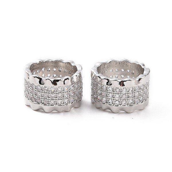 PandaHall Brass Micro Pave Clear Cubic Zirconia Beads, Large Hole Beads, Column, Platinum, 15.5x9.5mm, Hole: 12.5mm Brass+Cubic Zirconia...
PandaHall Brass Micro Pave Clear Cubic Zirconia Beads, Large Hole Beads, Column, Platinum, 15.5x9.5mm, Hole: 12.5mm Brass+Cubic Zirconia...