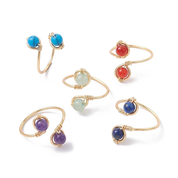 PandaHall Copper Wire Wrapped Natural & Synthetic Gemstone Toe Open Ring, Cuff Toe Ring for Women, Mixed Color, 1~15mm, Inner Diameter...
PandaHall Copper Wire Wrapped Natural & Synthetic Gemstone Toe Open Ring, Cuff Toe Ring for Women, Mixed Color, 1~15mm, Inner Diameter...