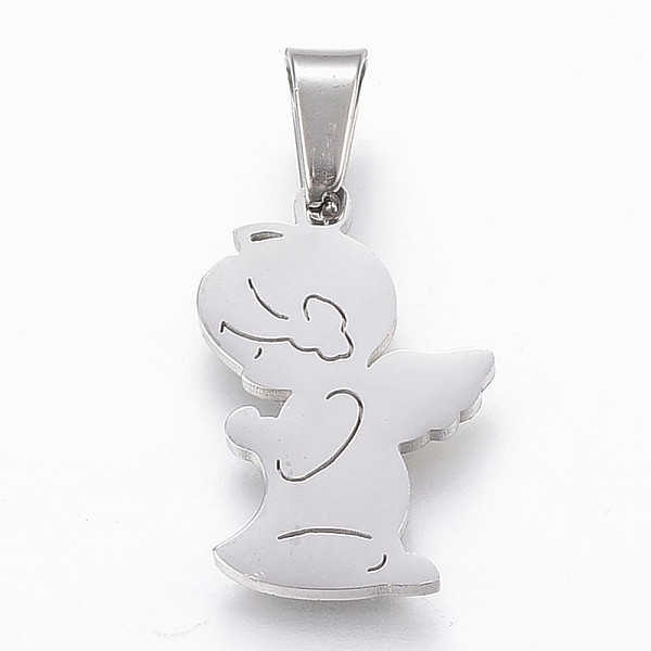 PandaHall 304 Stainless Steel Pendants, Praying Angel, Stainless Steel Color, 20x13.5x2.1mm, Hole: 4x7mm 304 Stainless Steel Angel & Fairy
PandaHall 304 Stainless Steel Pendants, Praying Angel, Stainless Steel Color, 20x13.5x2.1mm, Hole: 4x7mm 304 Stainless Steel Angel & Fairy