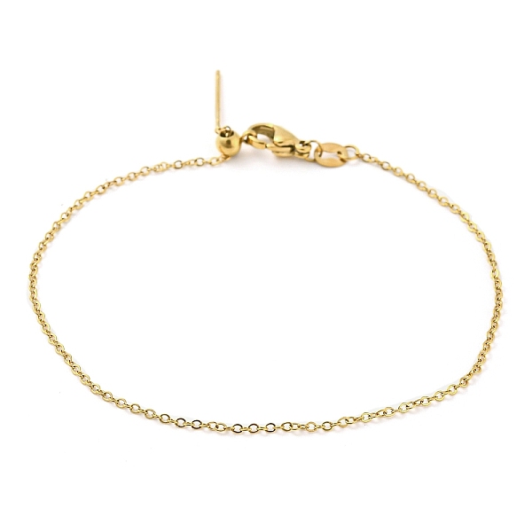 PandaHall 304 Stainless Steel Add a Bead Adjustable Cable Chains Bracelets for Women, Golden, 21.7x0.1cm. 304 Stainless Steel
PandaHall 304 Stainless Steel Add a Bead Adjustable Cable Chains Bracelets for Women, Golden, 21.7x0.1cm. 304 Stainless Steel