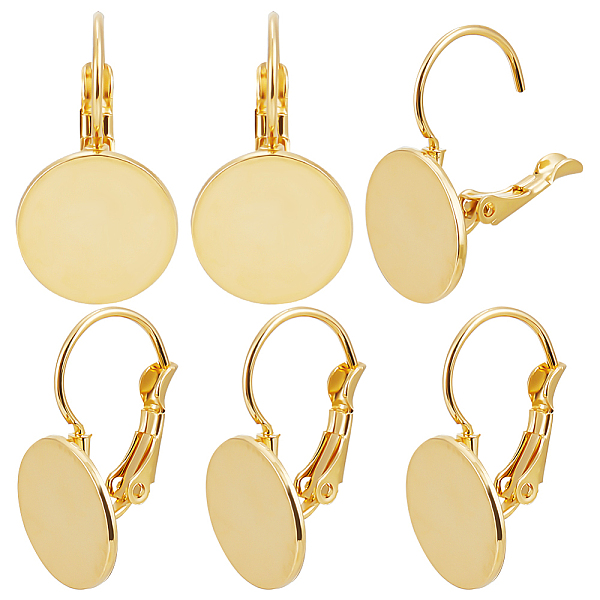 PandaHall Beebeecraft 1 Box 30Pcs Leverback Earring Findings 18K Gold Plated Brass Bezel Tray Earring Components with Flat Round Setting for...
PandaHall Beebeecraft 1 Box 30Pcs Leverback Earring Findings 18K Gold Plated Brass Bezel Tray Earring Components with Flat Round Setting for...