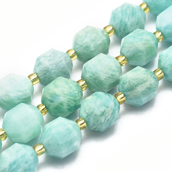 PandaHall Natural Amazonite Beads Strands, Faceted, Round, 9~10mm, Hole: 1mm, about 31~33pcs/Strand, 14.5 inch~15.9 inch(37~40.5cm)...
PandaHall Natural Amazonite Beads Strands, Faceted, Round, 9~10mm, Hole: 1mm, about 31~33pcs/Strand, 14.5 inch~15.9 inch(37~40.5cm)...
