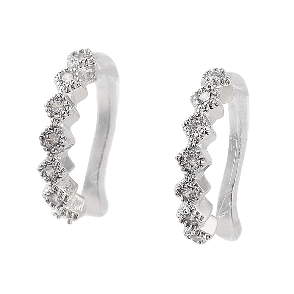 PandaHall Rack Plating Brass Micro Pave Cubic Zirconia Clip-on Ring, Cadmium Free & Lead Free, Long-Lasting Plated, Platinum...
PandaHall Rack Plating Brass Micro Pave Cubic Zirconia Clip-on Ring, Cadmium Free & Lead Free, Long-Lasting Plated, Platinum...