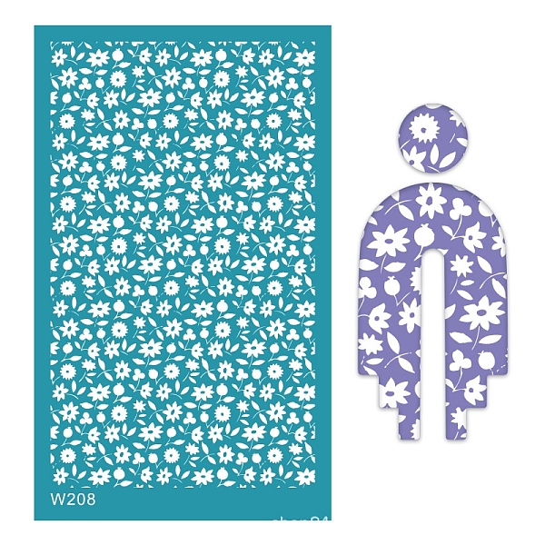 PandaHall Polyester Silk Screen Printing Stencil, Reusable Polymer Clay Silkscreen Tool, for DIY Polymer Clay Earrings Making, Flower..., Cyan
PandaHall Polyester Silk Screen Printing Stencil, Reusable Polymer Clay Silkscreen Tool, for DIY Polymer Clay Earrings Making, Flower..., Cyan